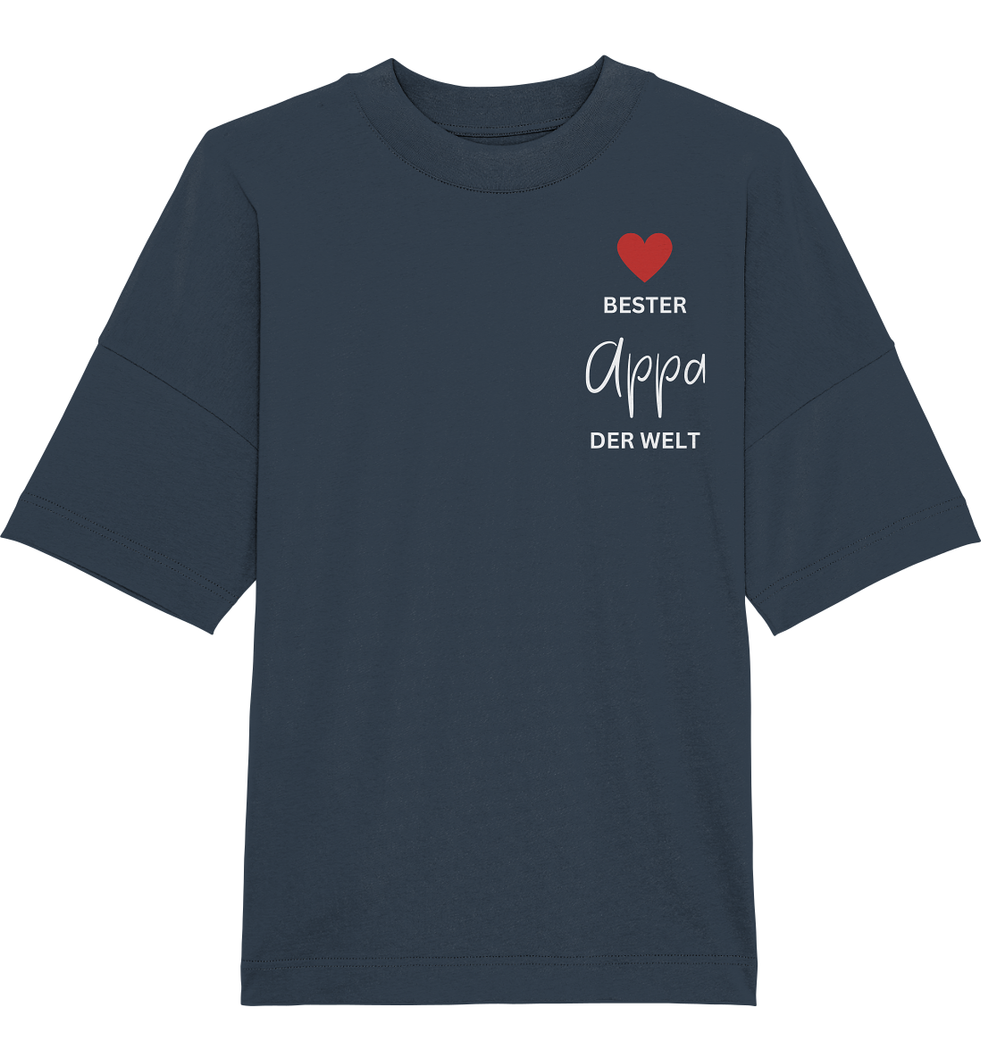 APPA DEFINITION + BESTER APPA - BEIDSEITIG - Organic Oversize Shirt