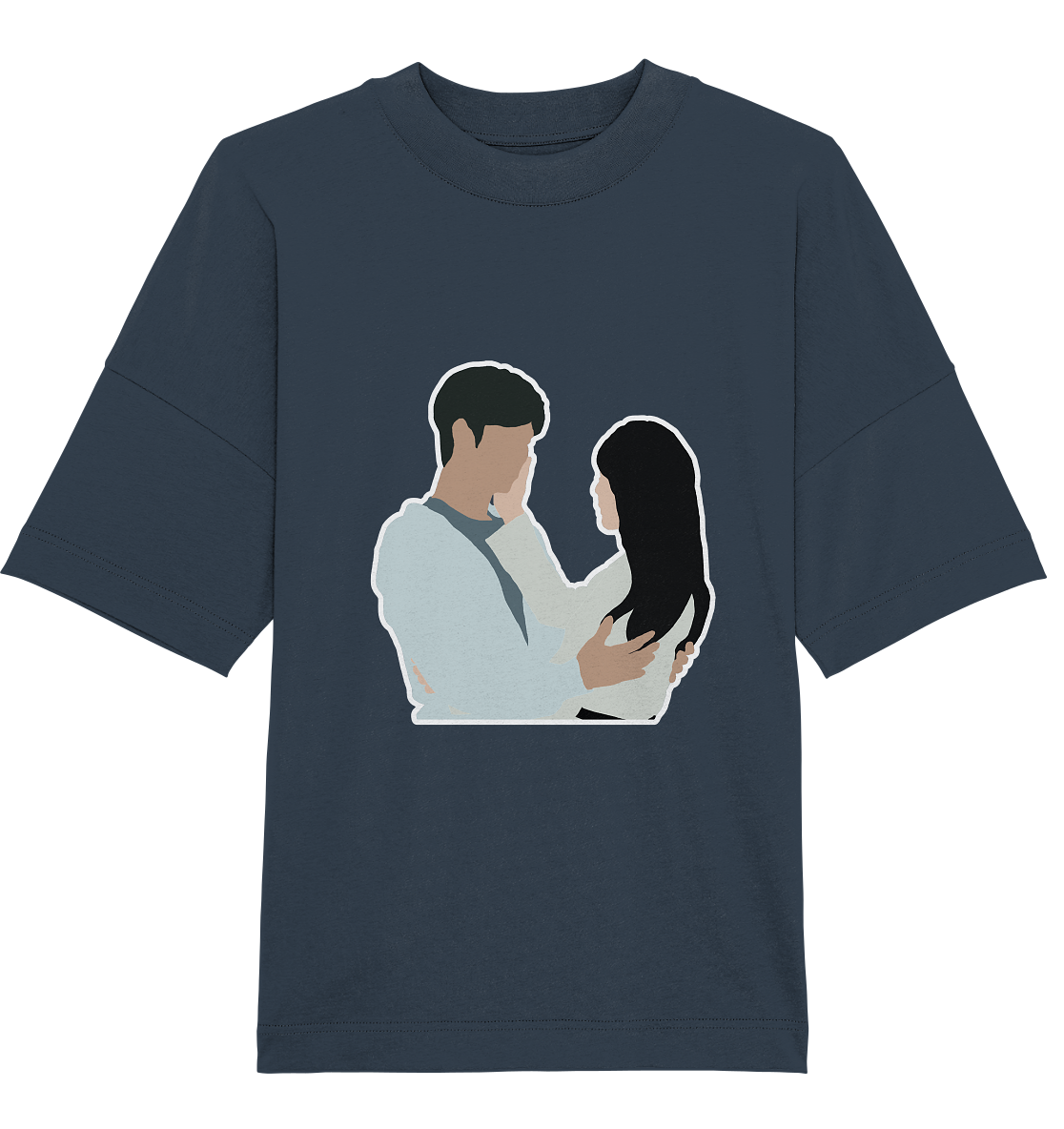 Queen of Tears - Kim Soo-hyun & Kim Ji-won - Baek Hyun-woo & Hong Hae-in - 1 - Organic Oversize Shirt