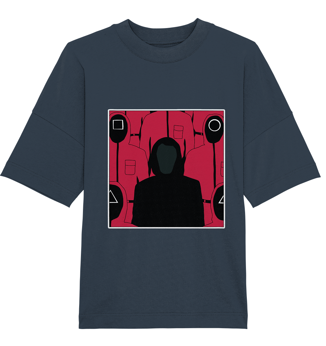 Squid Game - Front Man & Guardian  - Organic Oversize Shirt