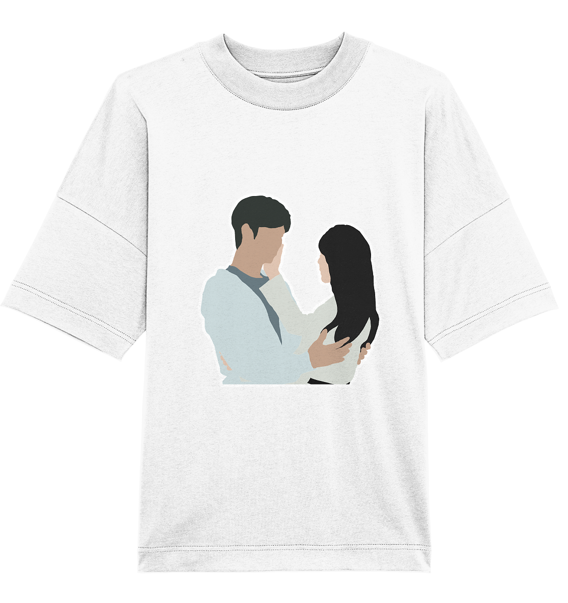 Queen of Tears - Kim Soo-hyun & Kim Ji-won - Baek Hyun-woo & Hong Hae-in - 1 - Organic Oversize Shirt