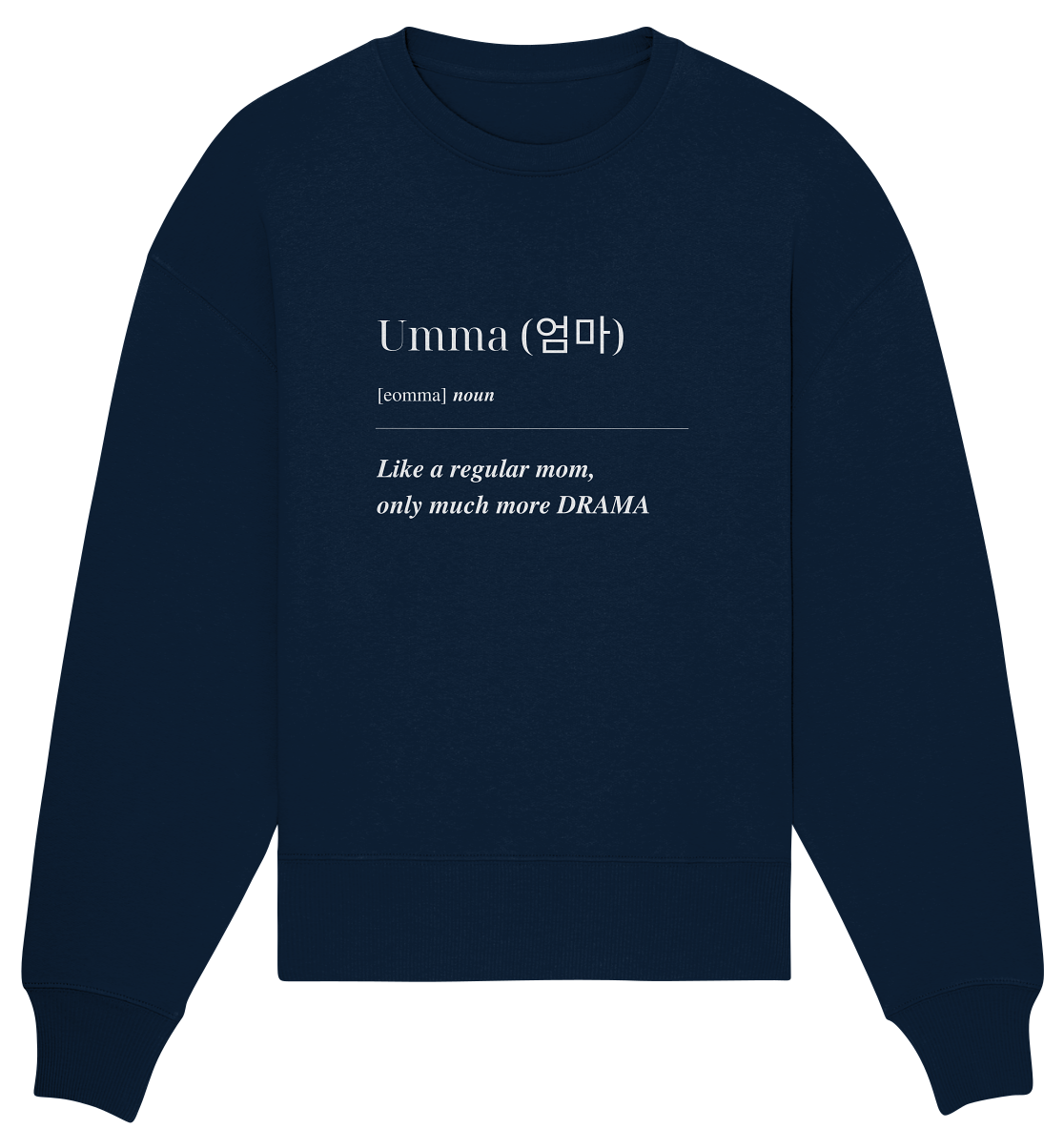 UMMA - Organic Oversize Sweatshirt