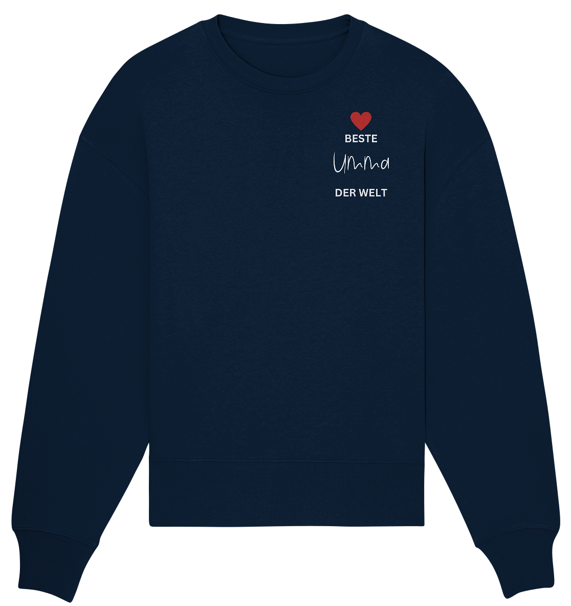 UMMA DEFINITION + BESTE UMMA - BEIDSEITIG - Organic Oversize Sweatshirt