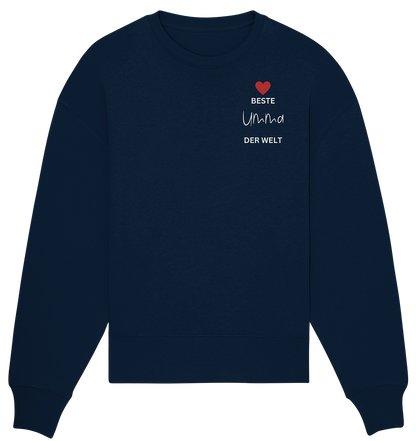 UMMA DEFINITION + BESTE UMMA - BEIDSEITIG - Organic Oversize Sweatshirt