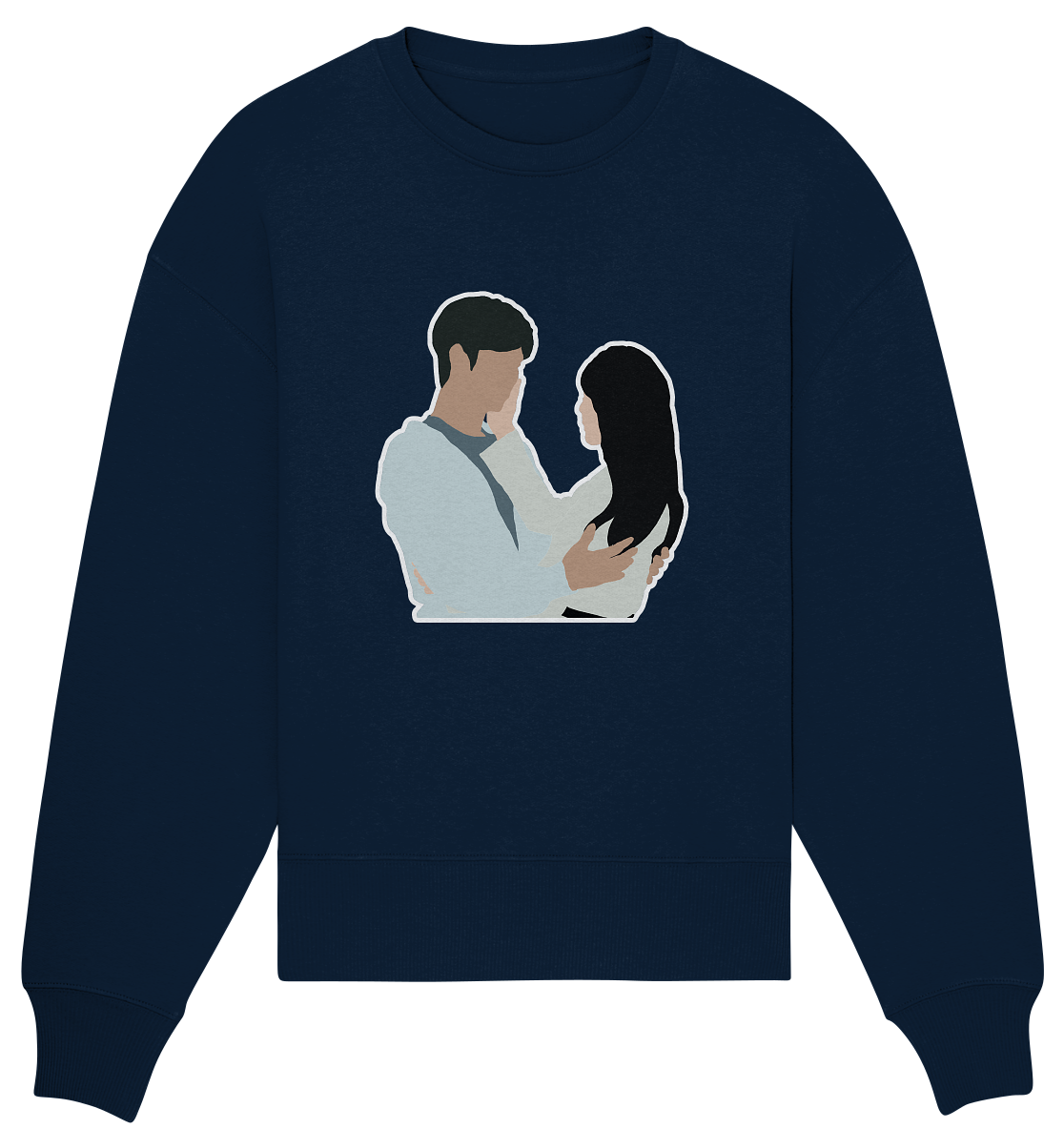 Queen of Tears - Kim Soo-hyun & Kim Ji-won - Baek Hyun-woo & Hong Hae-in - 1 - Organic Oversize Sweatshirt