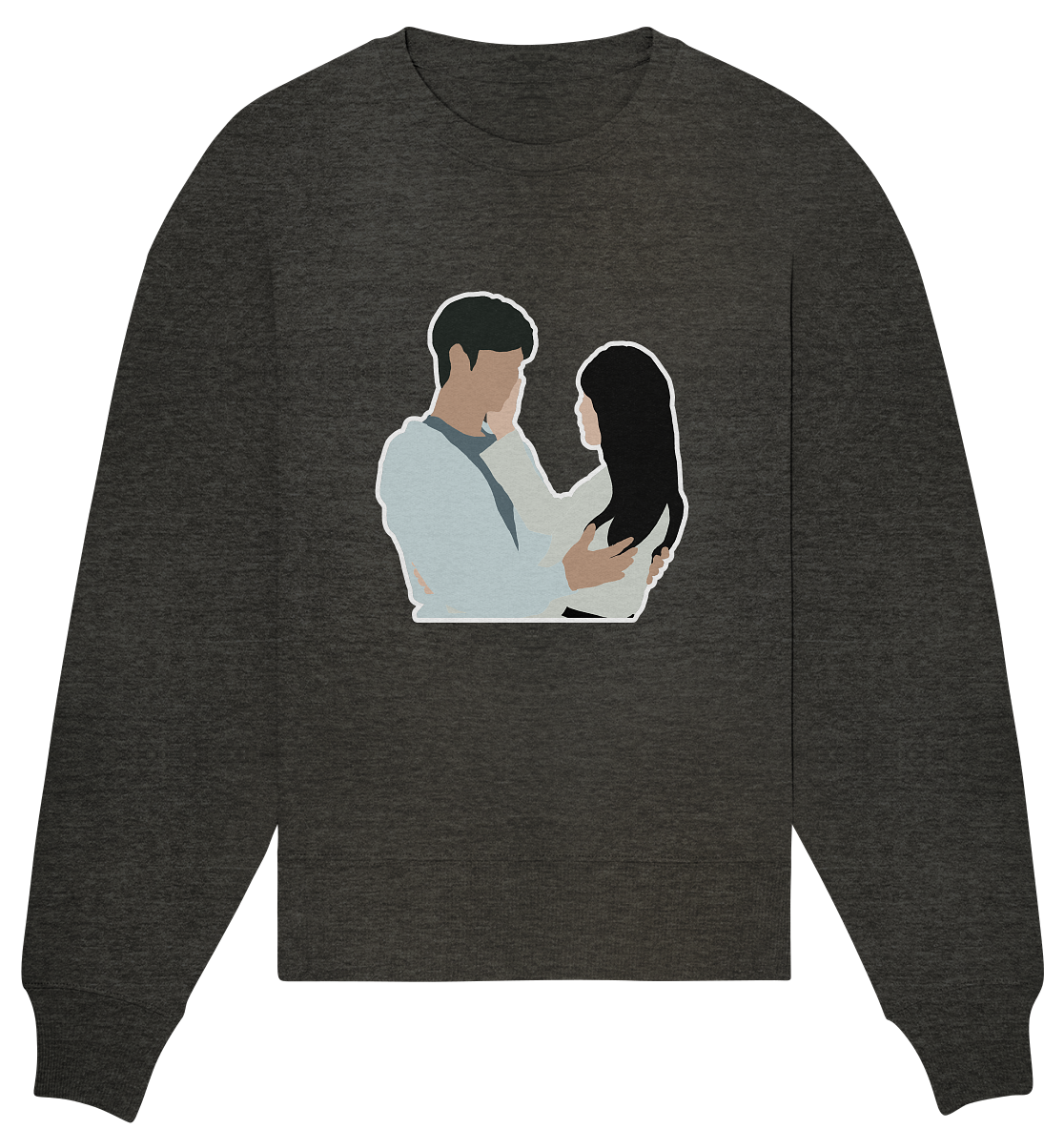 Queen of Tears - Kim Soo-hyun & Kim Ji-won - Baek Hyun-woo & Hong Hae-in - 1 - Organic Oversize Sweatshirt