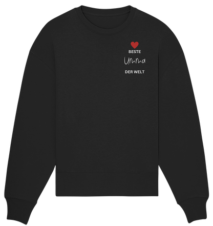 UMMA DEFINITION + BESTE UMMA - BEIDSEITIG - Organic Oversize Sweatshirt