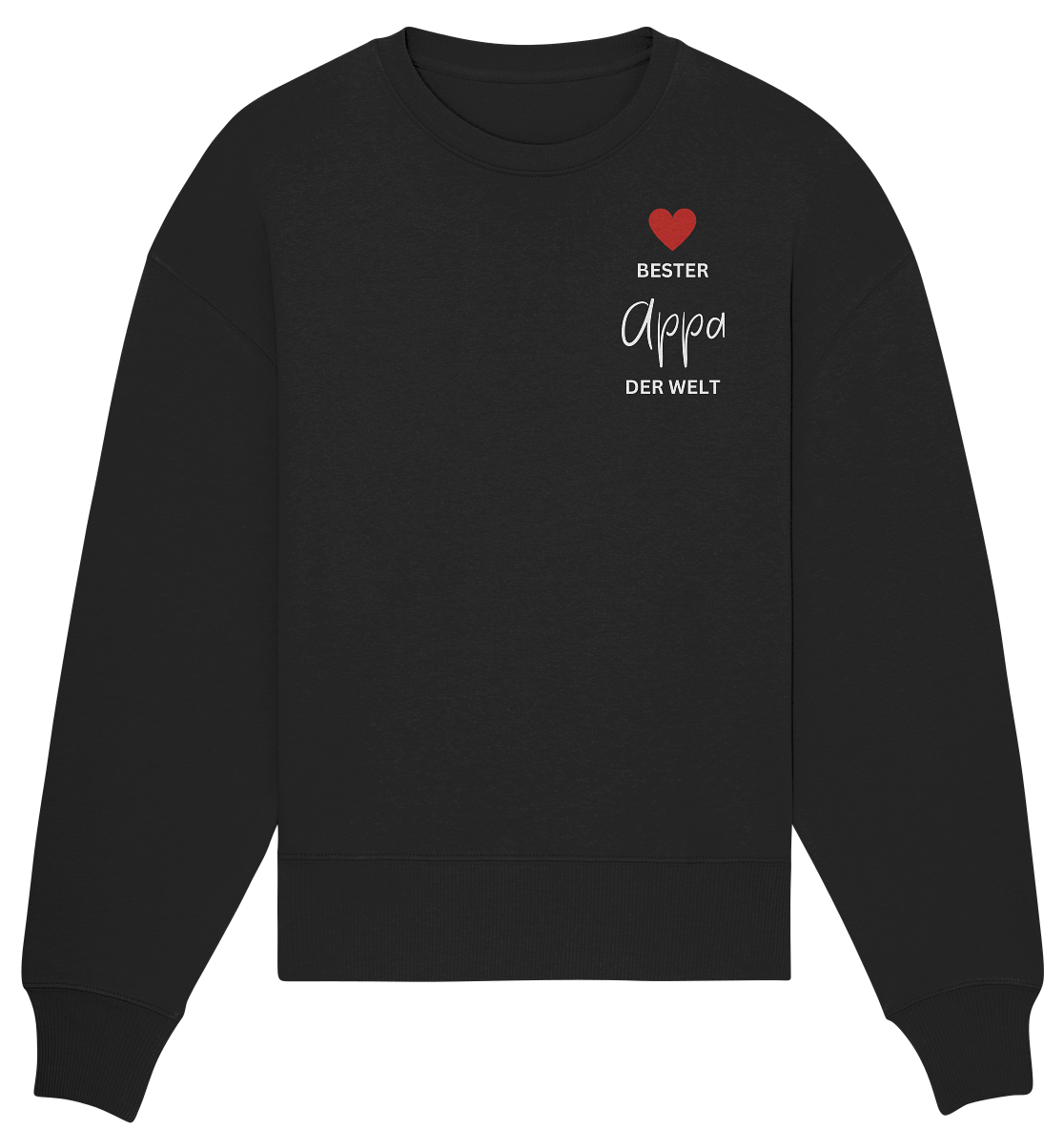 APPA DEFINITION + BESTER APPA - BEIDSEITIG - Organic Oversize Sweatshirt