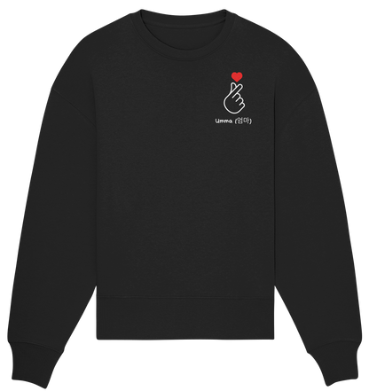 UMMA + FINGERHERZ - BEIDSEITIG - Organic Oversize Sweatshirt