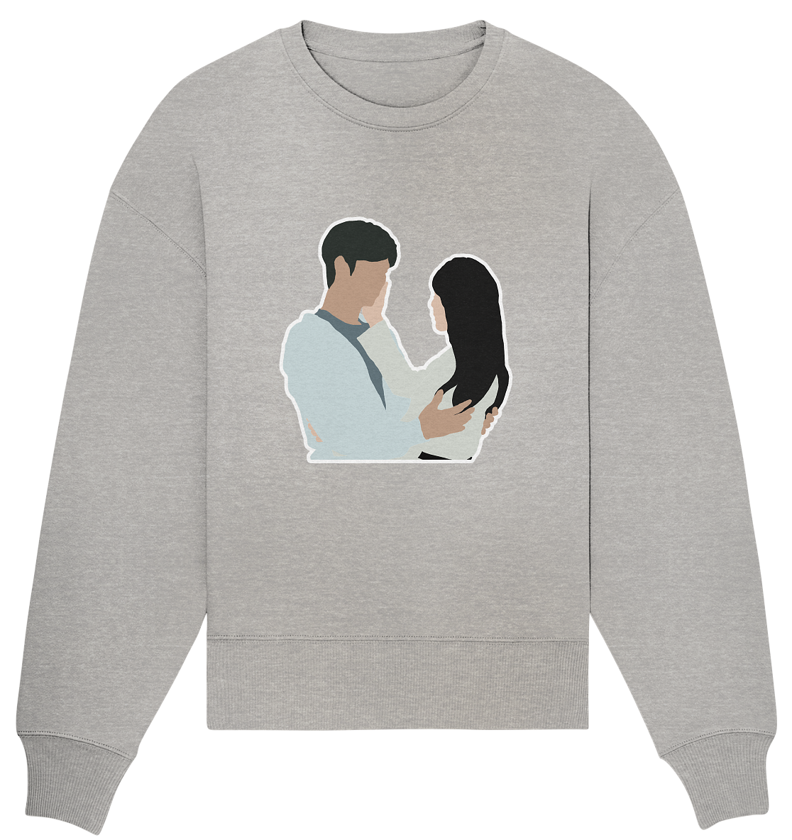 Queen of Tears - Kim Soo-hyun & Kim Ji-won - Baek Hyun-woo & Hong Hae-in - 1 - Organic Oversize Sweatshirt