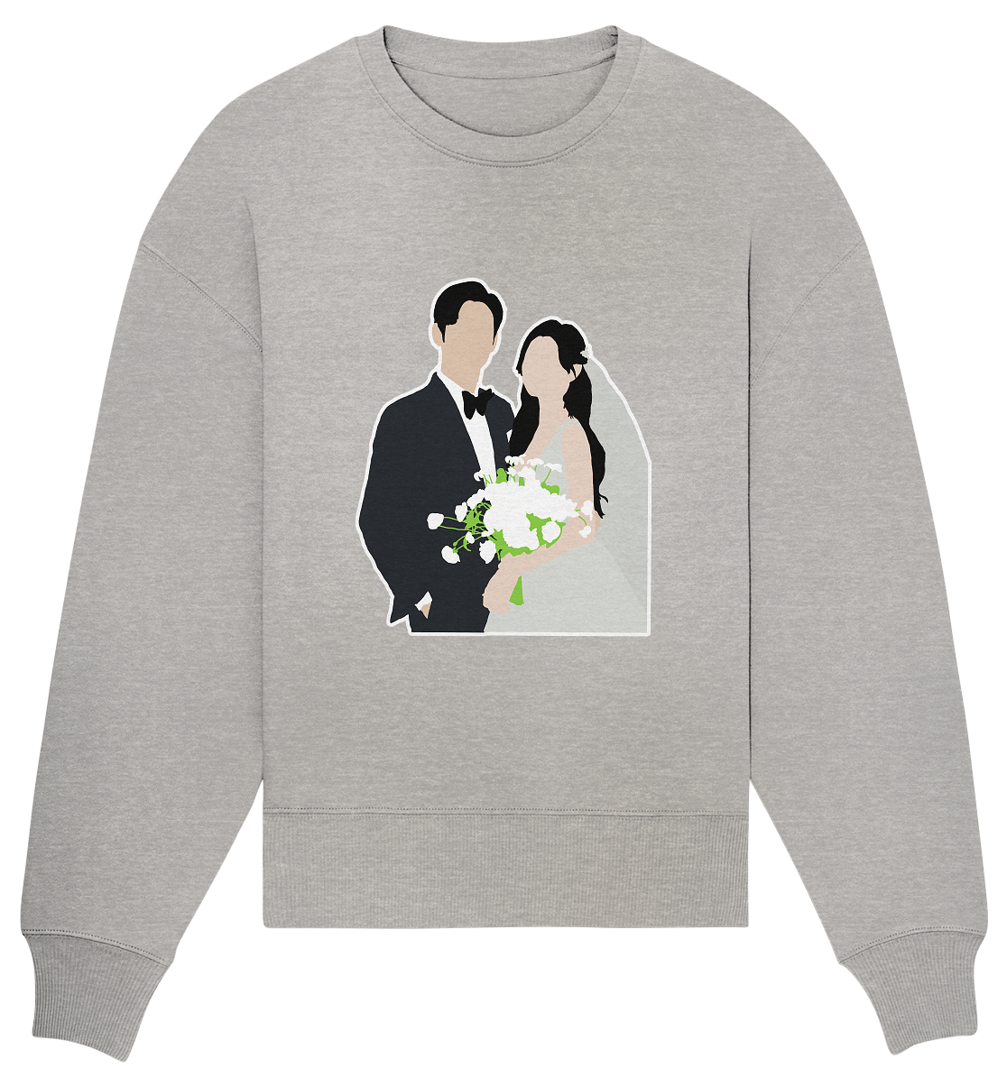 Queen of Tears - Kim Soo-hyun & Kim Ji-won - Baek Hyun-woo & Hong Hae-in - 2 - Organic Oversize Sweatshirt