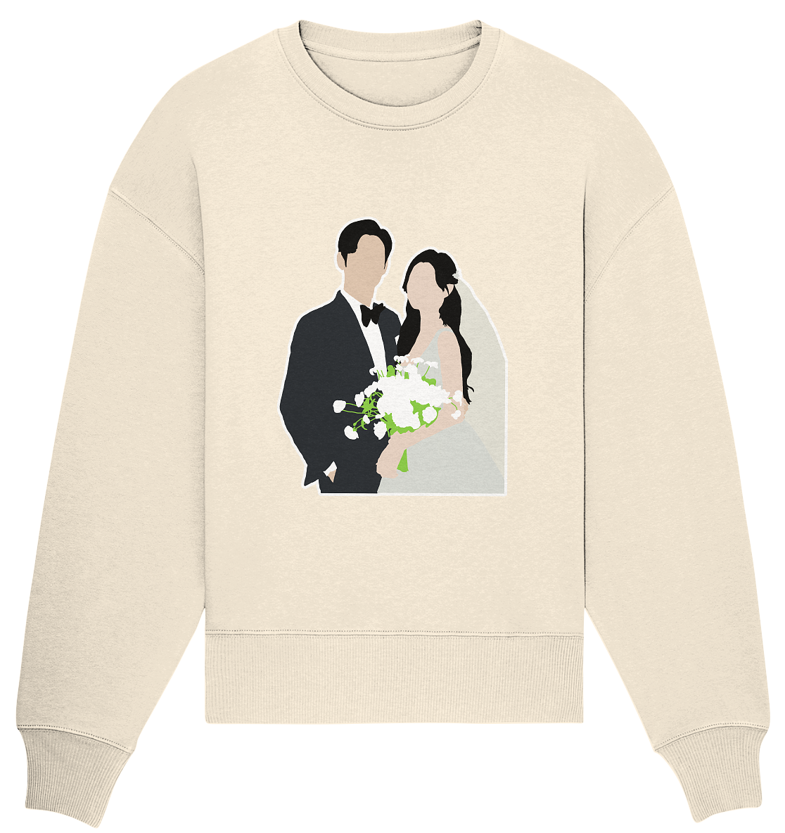 Queen of Tears - Kim Soo-hyun & Kim Ji-won - Baek Hyun-woo & Hong Hae-in - 2 - Organic Oversize Sweatshirt