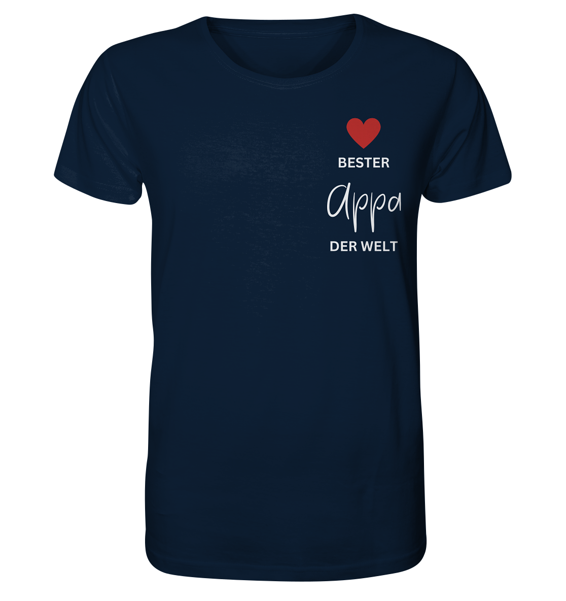 APPA DEFINITION + BESTER APPA - BEIDSEITIG - Organic Shirt