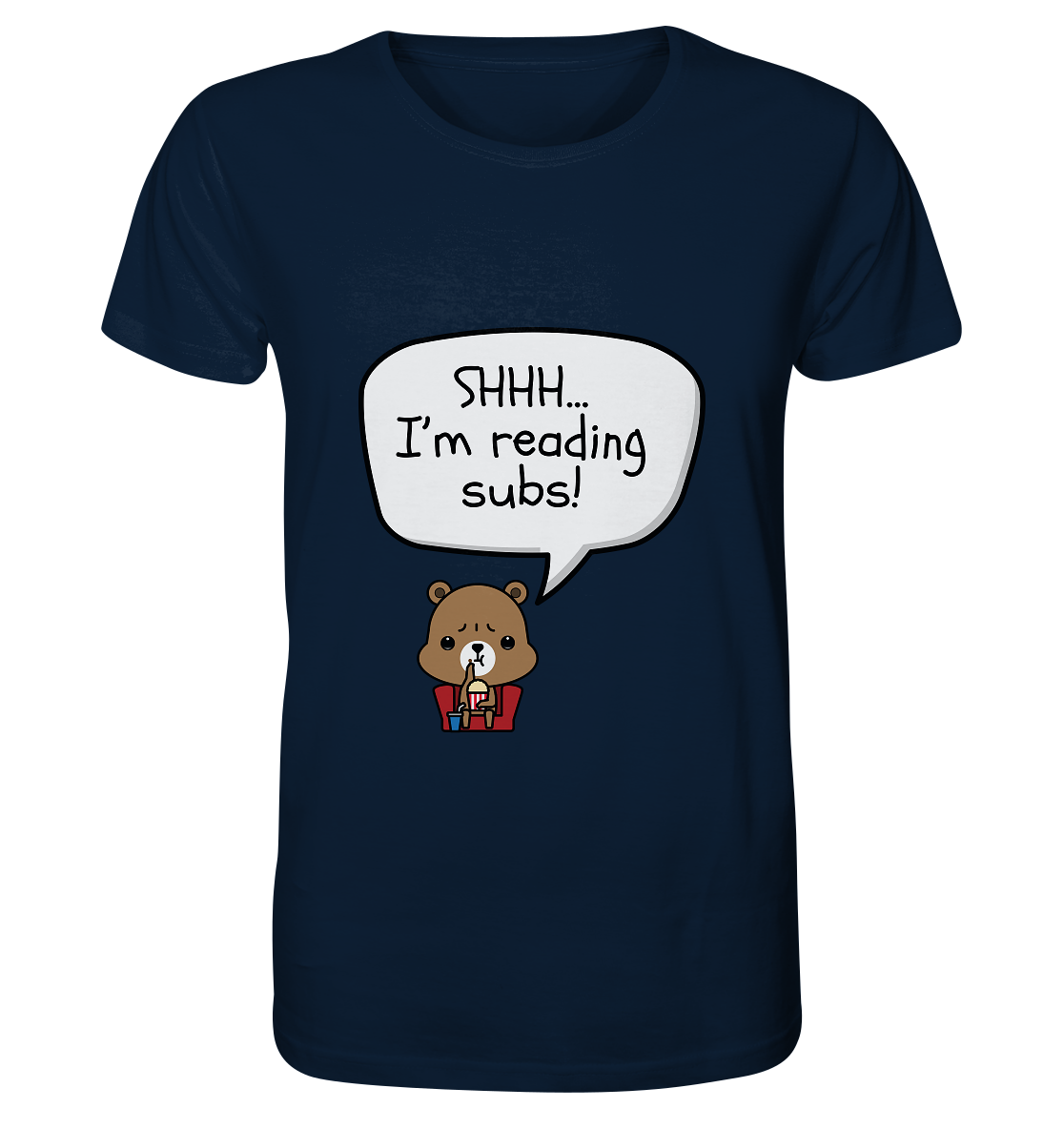 SHHH.. I'M READING SUBS! - Organic Shirt