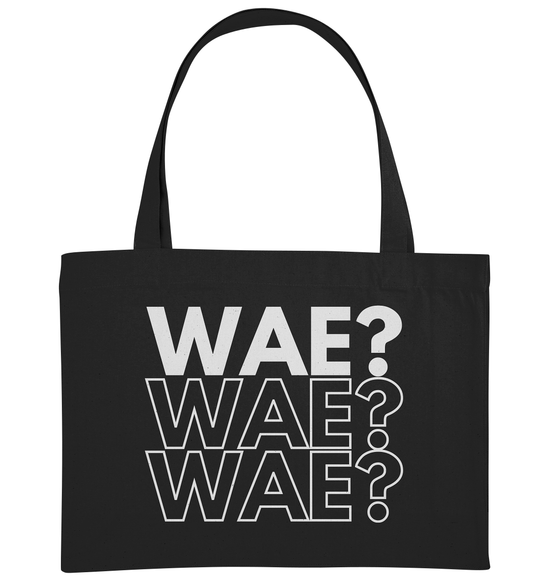 WAE? WAE? WAE? - Organic Shopping-Bag