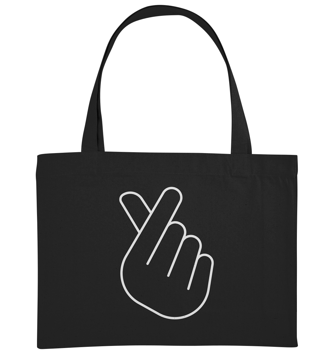 FINGER HERZ - Organic Shopping-Bag