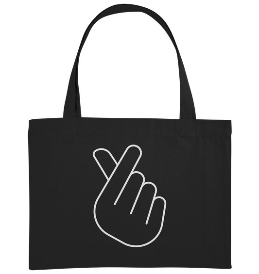 FINGER HERZ - Organic Shopping-Bag