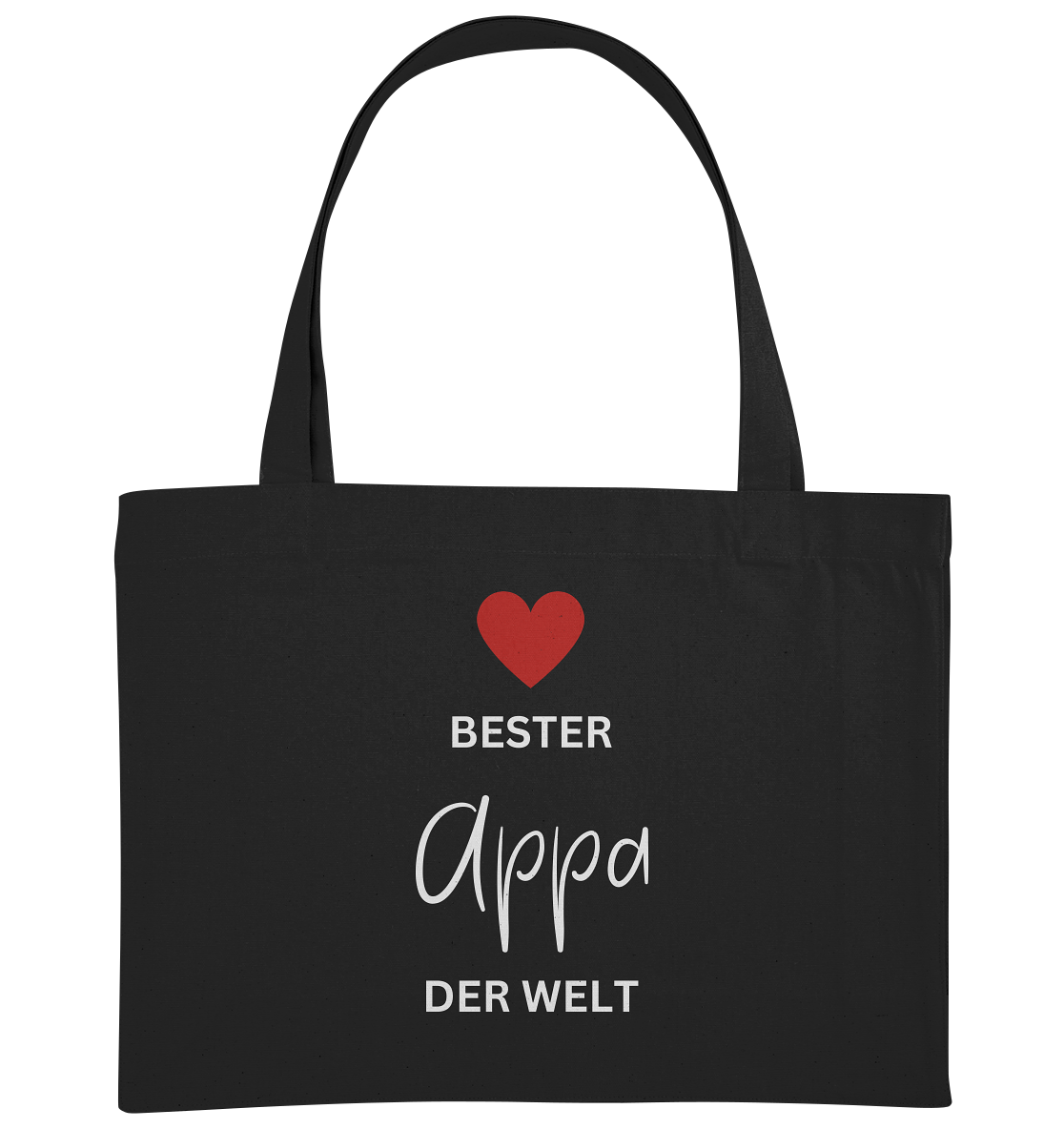 APPA DEFINITION + BESTER APPA - BEIDSEITIG - Organic Shopping-Bag