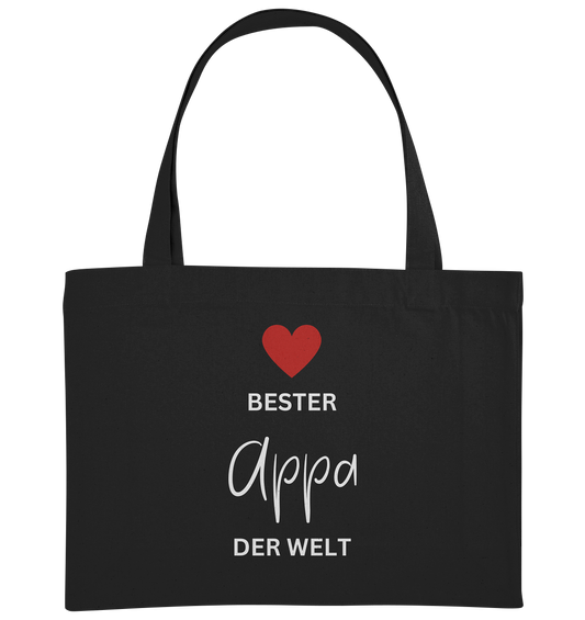 APPA DEFINITION + BESTER APPA - BEIDSEITIG - Organic Shopping-Bag