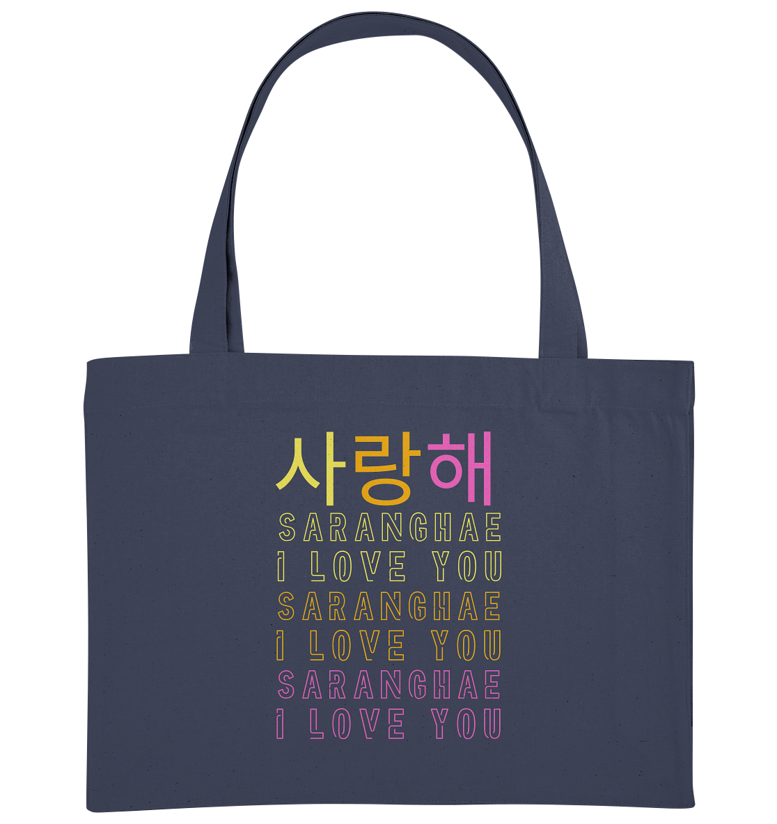 SARANGHAE I LOVE YOU - Organic Shopping-Bag