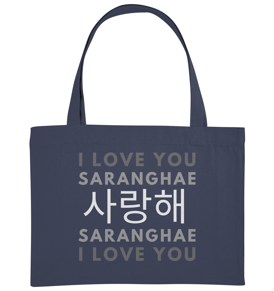 I LOVE YOU SARANGHAE - Organic Shopping-Bag