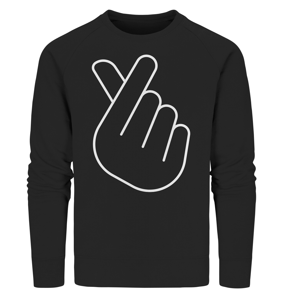 FINGER HERZ - Organic Sweatshirt