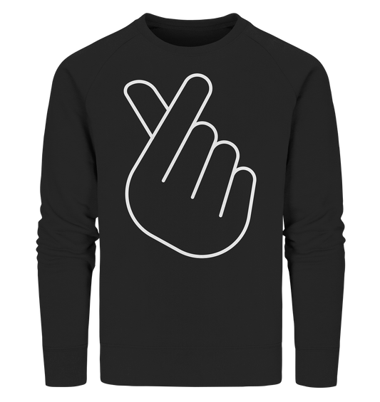 FINGER HERZ - Organic Sweatshirt