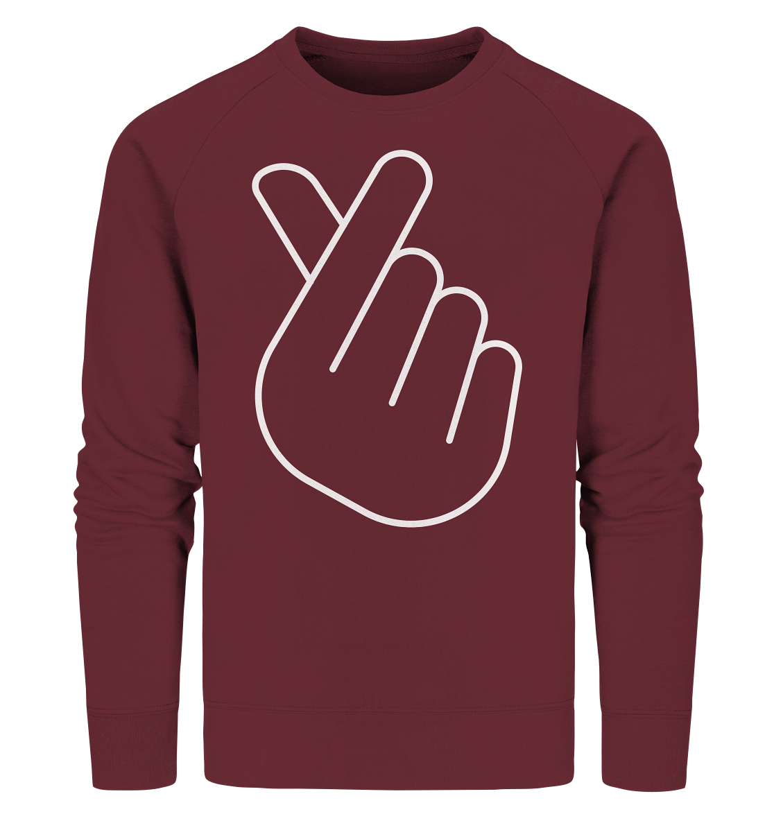 FINGER HERZ - Organic Sweatshirt