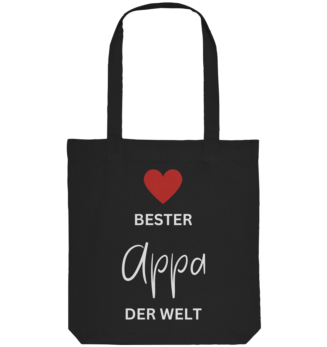 APPA DEFINITION + BESTER APPA - BEIDSEITIG - Organic Tote-Bag