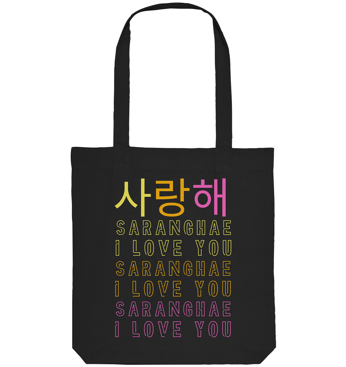 SARANGHAE I LOVE YOU - Organic Tote-Bag