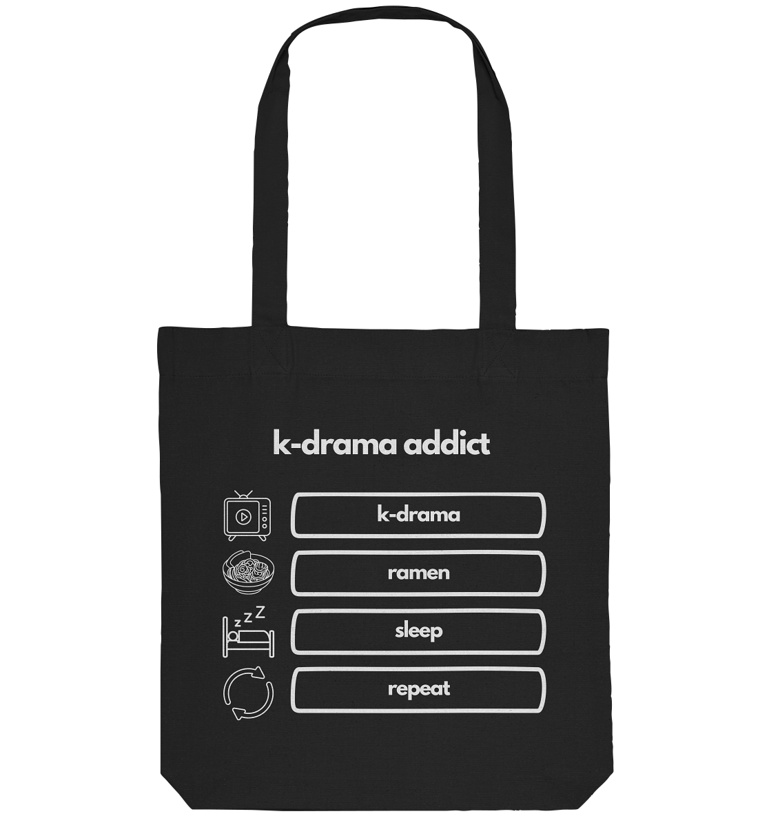 K-Drama Addict - Organic Tote-Bag