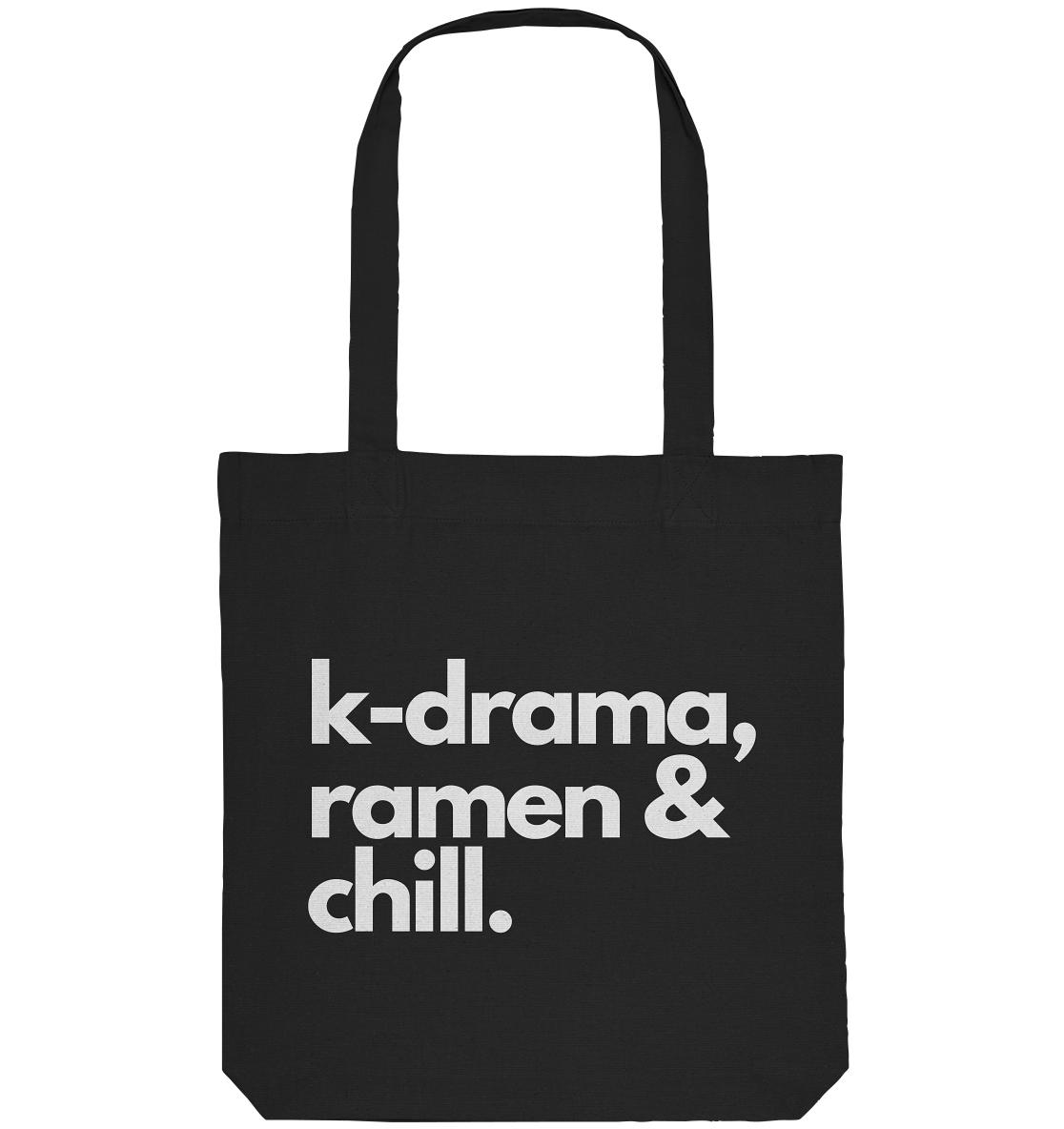 K-Drama, Ramen & Chill - Organic Tote-Bag