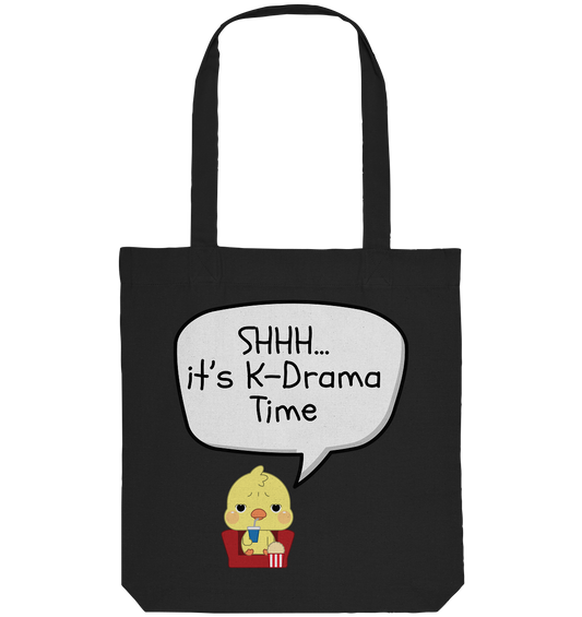 SHHH... IT'S K-DRAMA TIME - Organic Tote-Bag