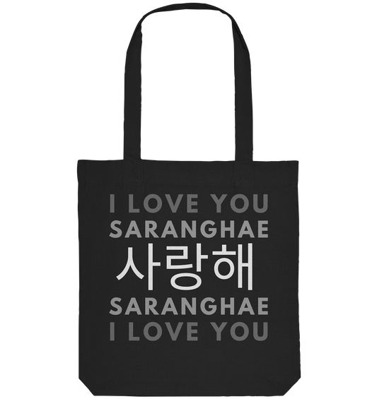 I LOVE YOU SARANGHAE - Organic Tote-Bag