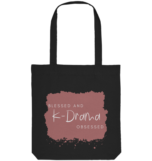 BLESSED AND K-DRAMA OBSESSED - Organic Tote-Bag