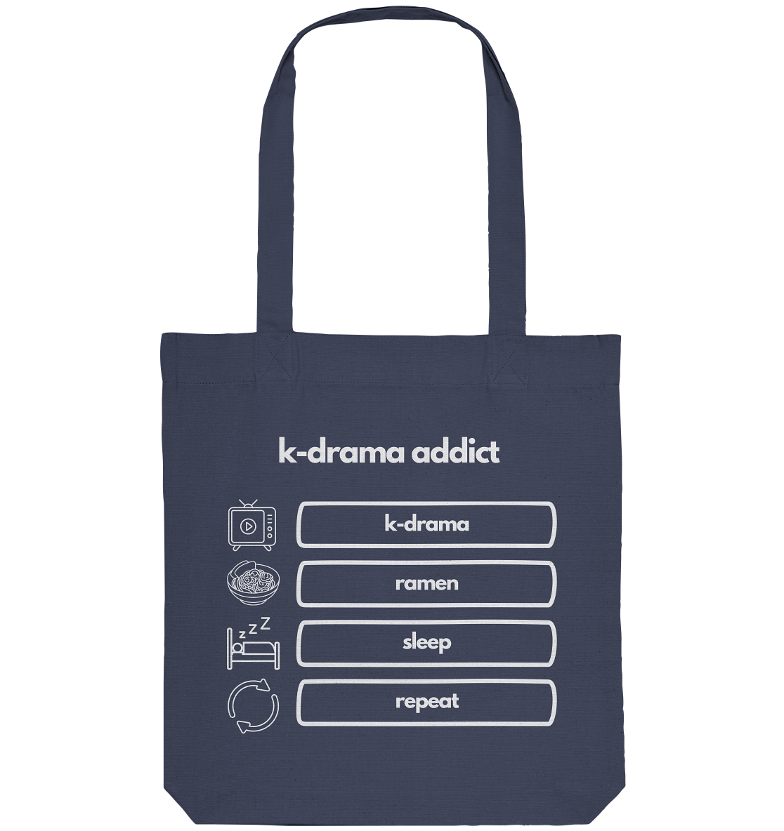 K-Drama Addict - Organic Tote-Bag