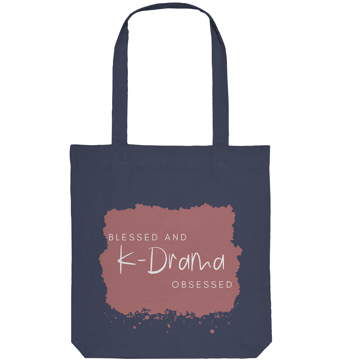 BLESSED AND K-DRAMA OBSESSED - Organic Tote-Bag