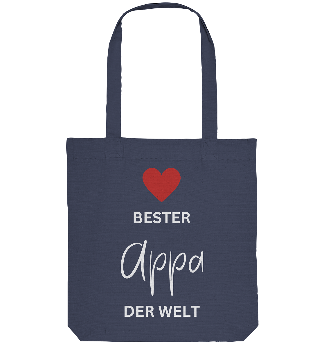 APPA DEFINITION + BESTER APPA - BEIDSEITIG - Organic Tote-Bag