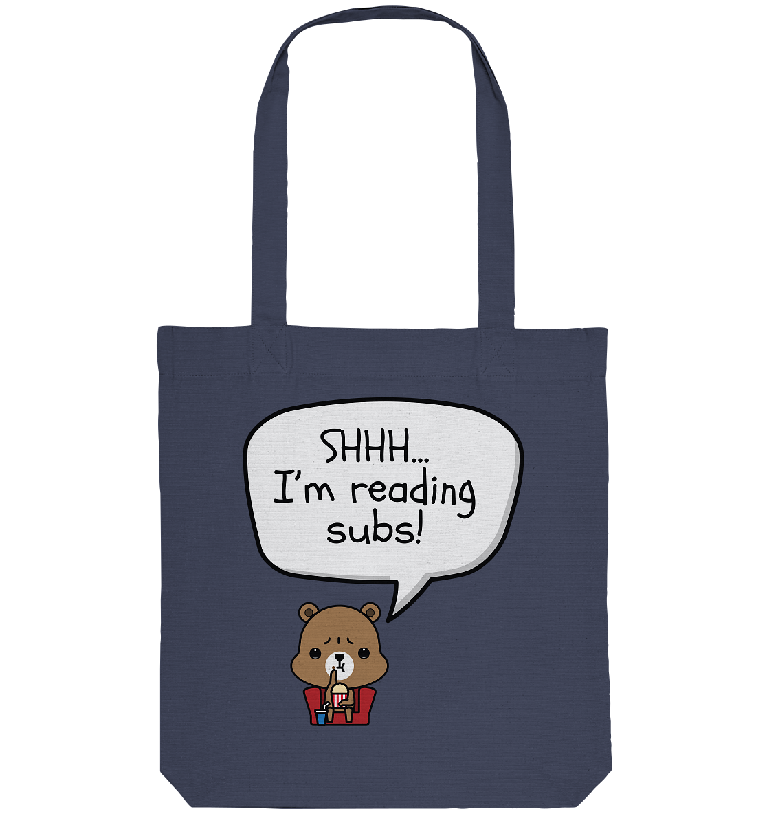 SHHH.. I'M READING SUBS! - Organic Tote-Bag