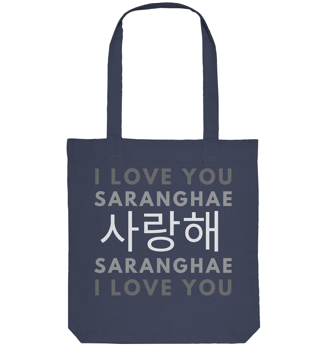 I LOVE YOU SARANGHAE - Organic Tote-Bag