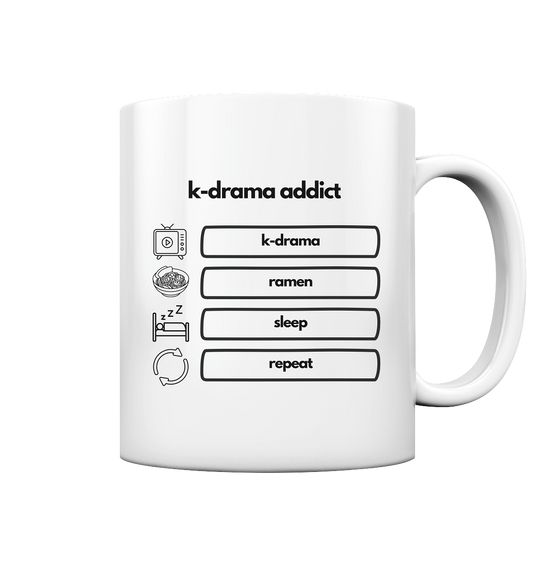 K-Drama Addict - Tasse glossy