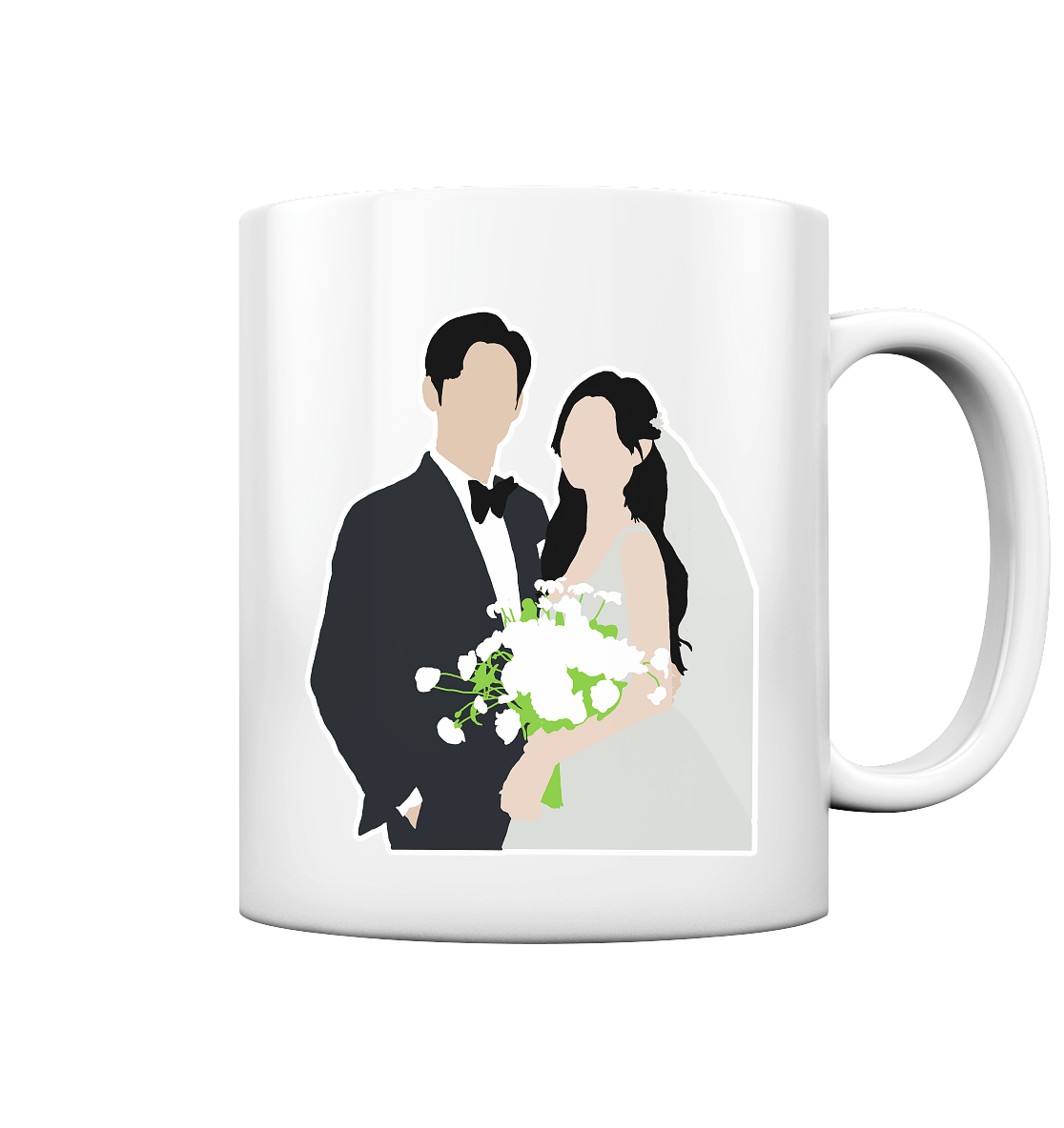 Queen of Tears - Kim Soo-hyun & Kim Ji-won - Baek Hyun-woo & Hong Hae-in - 2 - Tasse glossy