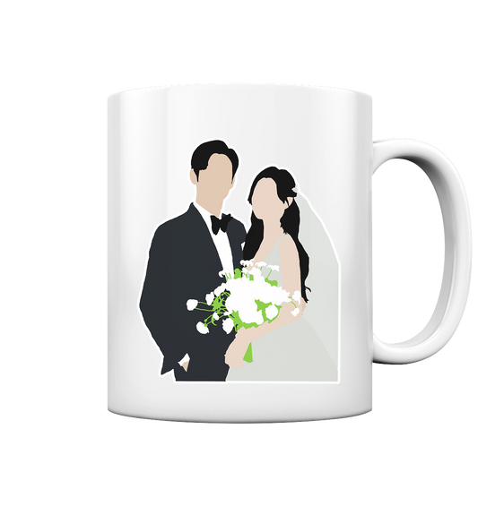 Queen of Tears - Kim Soo-hyun & Kim Ji-won - Baek Hyun-woo & Hong Hae-in - 2 - Tasse glossy