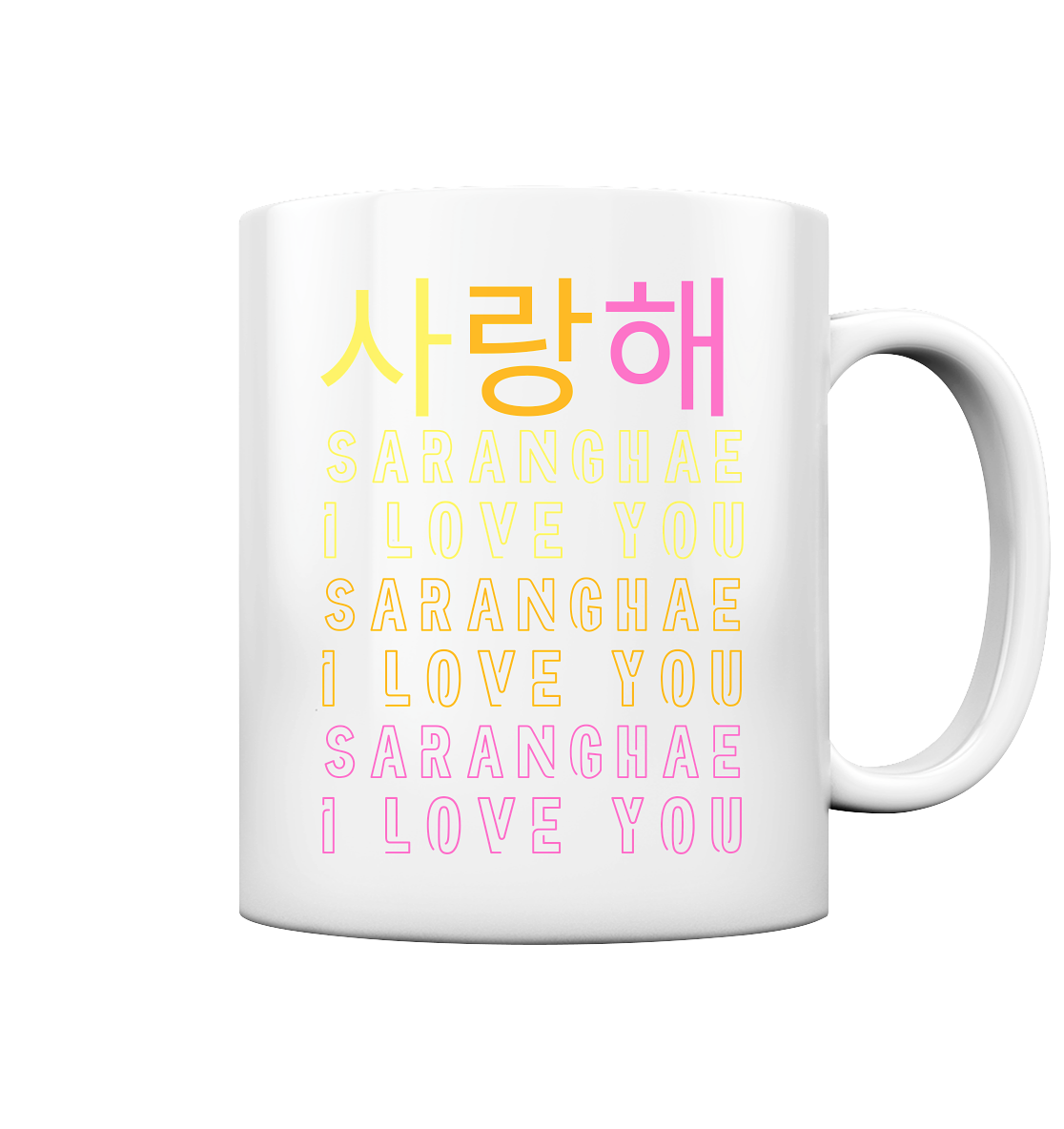 SARANGHAE I LOVE YOU - Tasse glossy