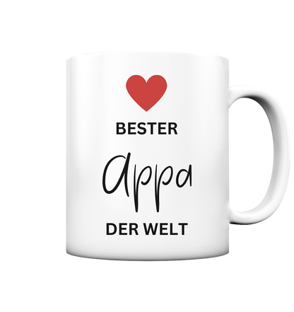 APPA DEFINITION + BESTER APPA - BEIDSEITIG - Tasse matt