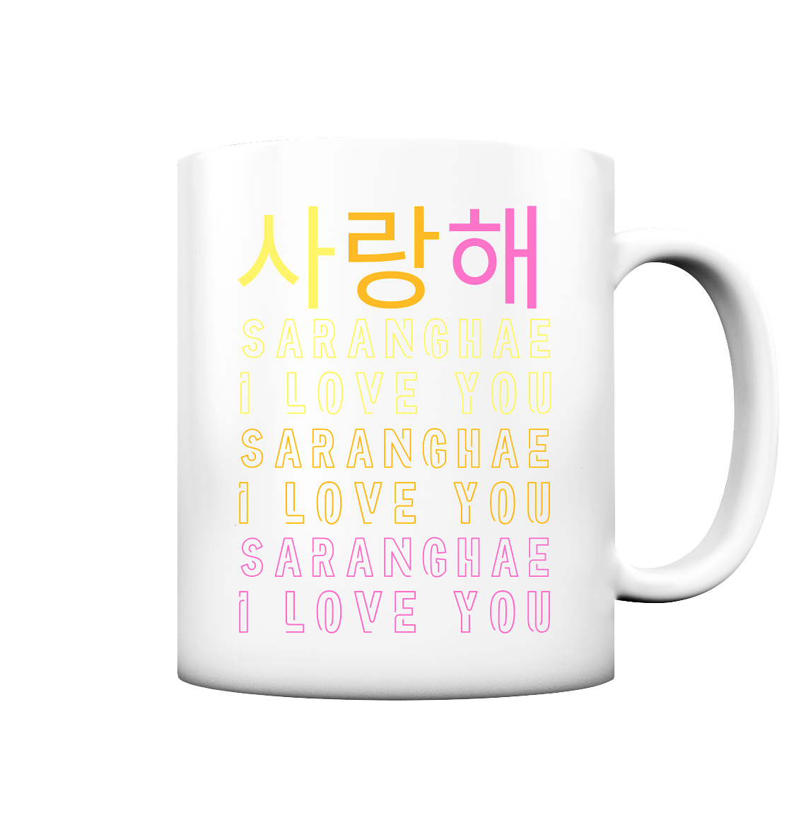 SARANGHAE I LOVE YOU - Tasse matt