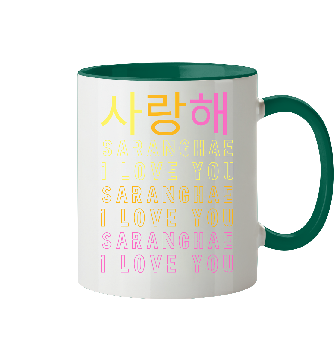 SARANGHAE I LOVE YOU - Tasse zweifarbig