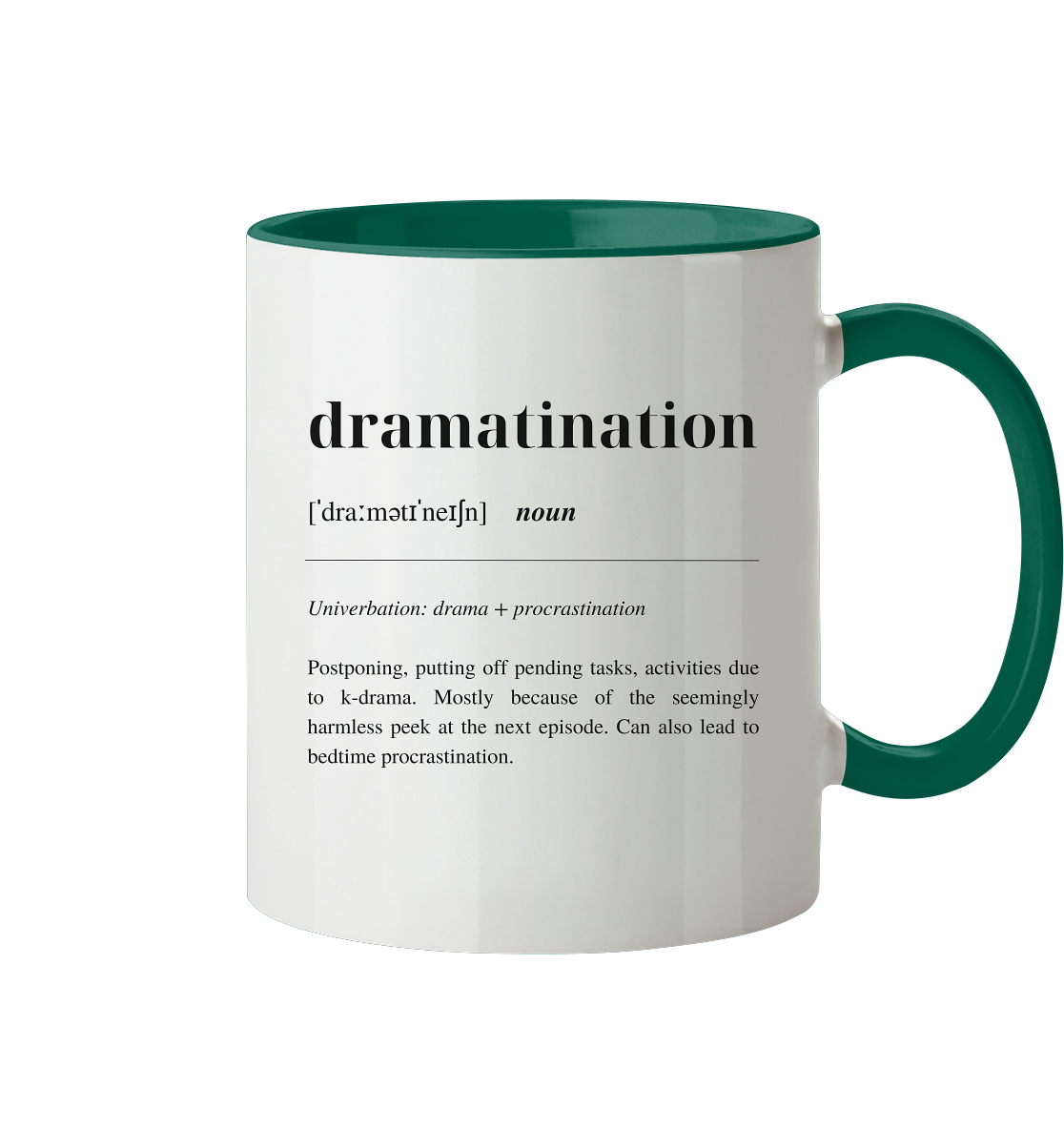 Dramatination - Tasse zweifarbig