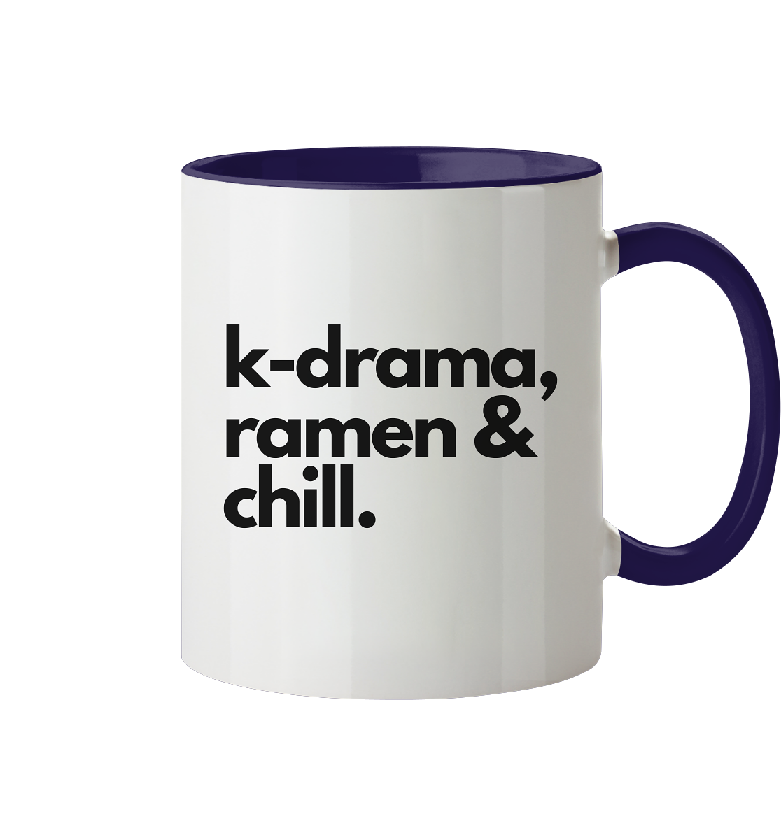 K-Drama, Ramen & Chill - Tasse zweifarbig