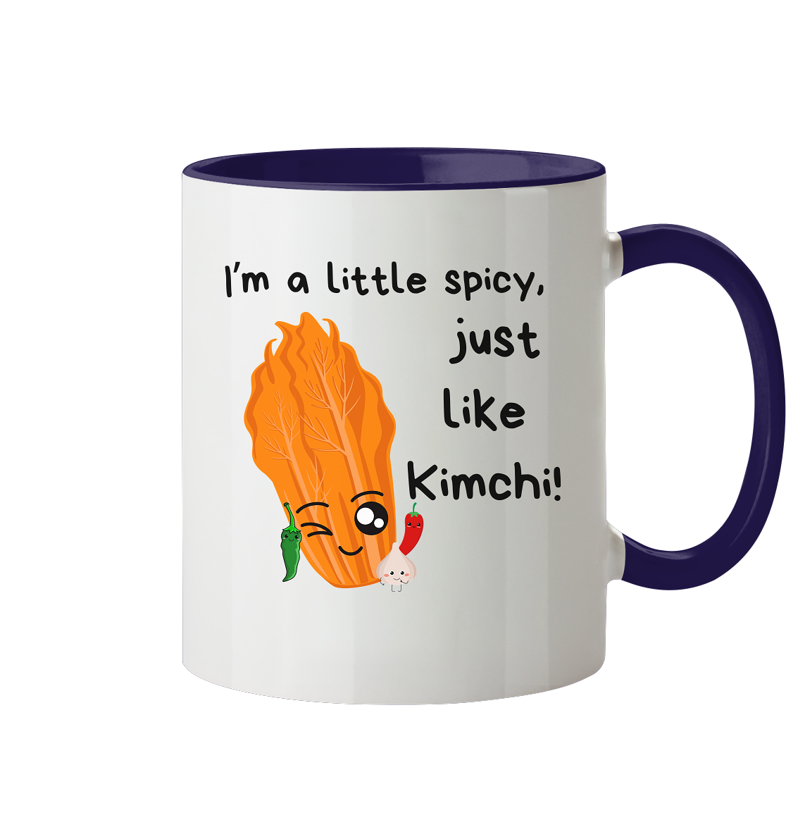 SPICY LIKE KIMCHI - Tasse zweifarbig