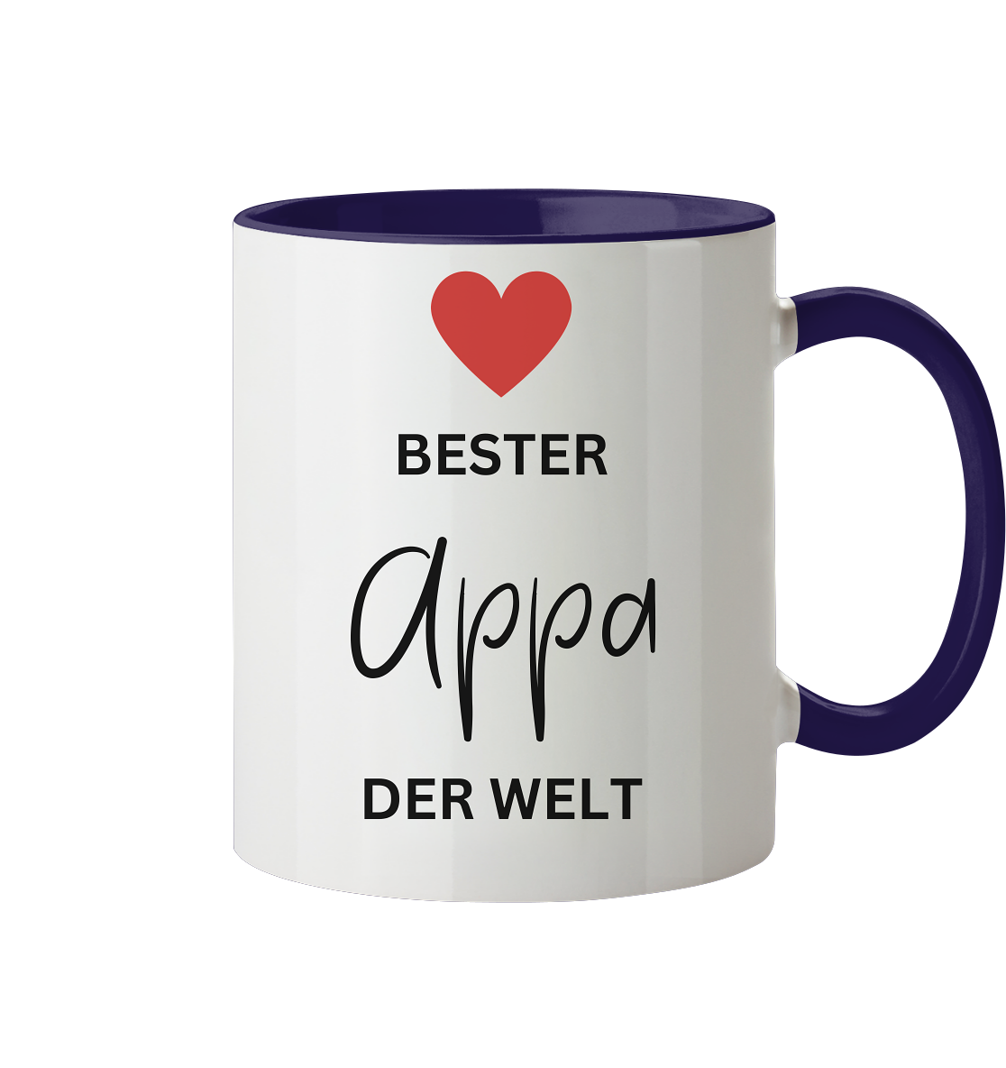 APPA DEFINITION + BESTER APPA - BEIDSEITIG - Tasse zweifarbig